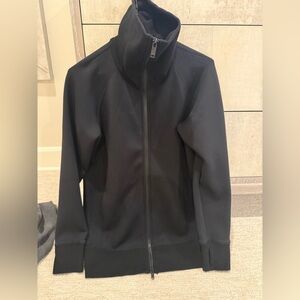 Spanx air essentials  blk full zip Xs